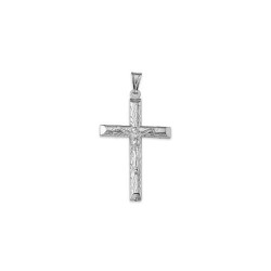 Cross Silver Cross Hanger 30x18mm