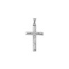Pendentif croix tronc en Argent 30x18mm