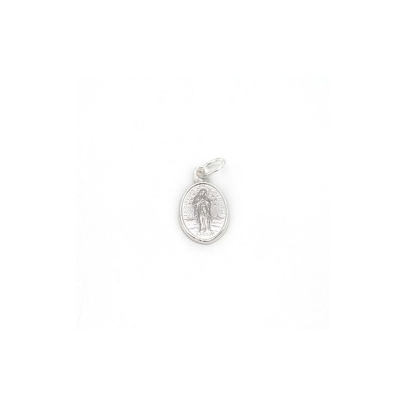 Médaille De Notre Dame de Banneux en argent. 10 mm