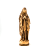 Statue de Notre Dame de Banneux en bois. 40 cm