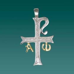 Cross Hanger Alfa-Omega Silver S925