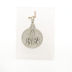 Médaille de Notre Dame de Fatima en argent. 14 mm