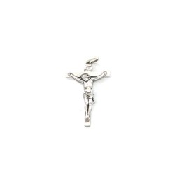 Golgotha Crucifix-hanger in zilver. 40 mm