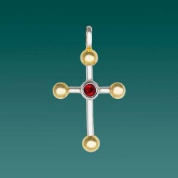 Latin Cross Hanger Silver S925
