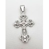Trilobe Silver Rh S925 1.20gr Crucifix hanger