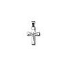 Cross Hanger Silver Rh 2.9cm satijnen afwerking