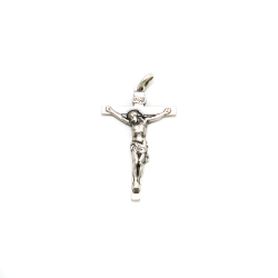 Golgotha Crucifix-hanger in zilver. 35 mm