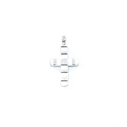 Kruishanger in zilver. 22 mm