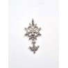 Cross Hanger Huguenote 18mm Silver S925