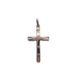 Enkele kruishanger 30x18x3 mm zilver S925