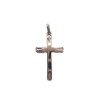 Enkele kruishanger 30x18x3 mm zilver S925