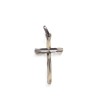Pendentif croix simple plate 25x15mm Argent S925
