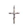 Simple Cross Hanger 30x22mm Silver S925
