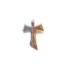 Cross Hanger Tau Silver S925 Bicolor