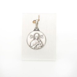 Médaille de Notre Dame du Perpétuel Secours en argent. 14 mm