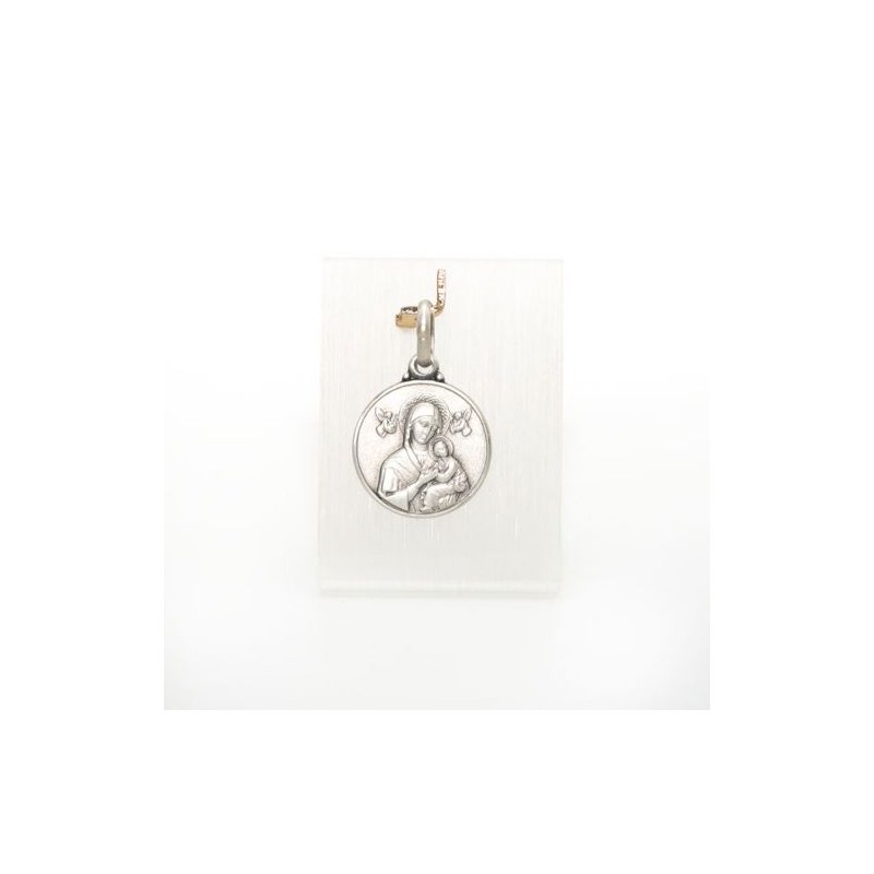 Médaille de Notre Dame du Perpétuel Secours en argent. 14 mm