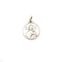 Médaille de Notre Dame du Perpétuel Secours en argent. 16 mm