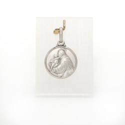 St. Anthony medaille in zilver. 14 mm