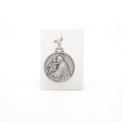 St. Anthony medaille in zilver. 18 mm