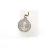 St. Benedictus medaille in zilver. 18 mm