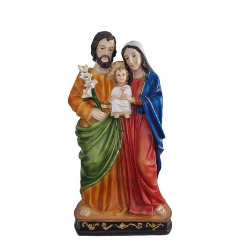Statue fibre de verre Ste famille 60cm