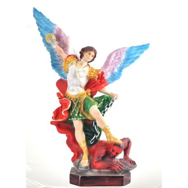 Statue St Michel 40cm  Resine