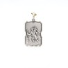 St. Christopher medaille in zilver. 30 mm