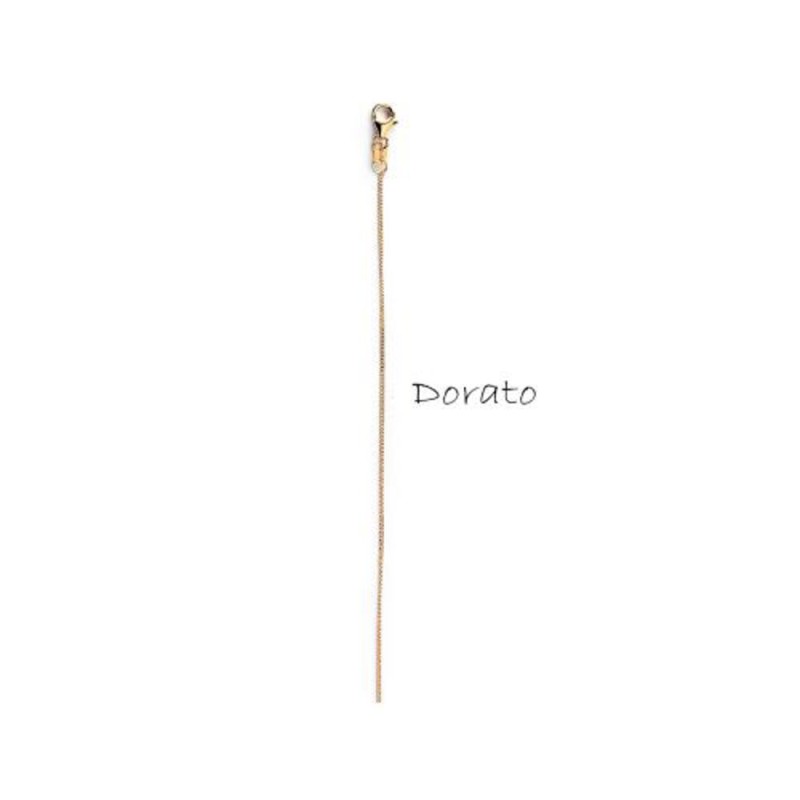 Chaine Arg Pl.Or 40cm