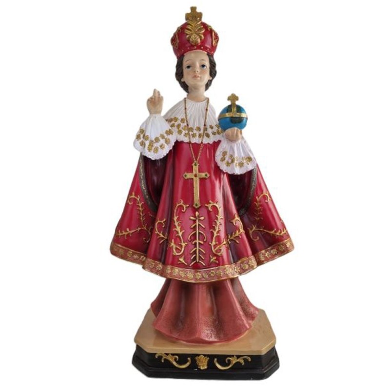 Statue fibre de verre Enfant Jésus de Prague 75cm
