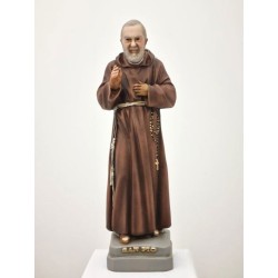 Standbeeld Padre Pio 30cm Marbrite