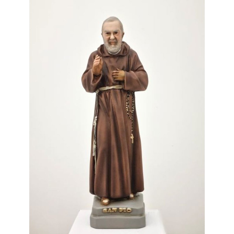 Standbeeld Padre Pio 30cm Marbrite