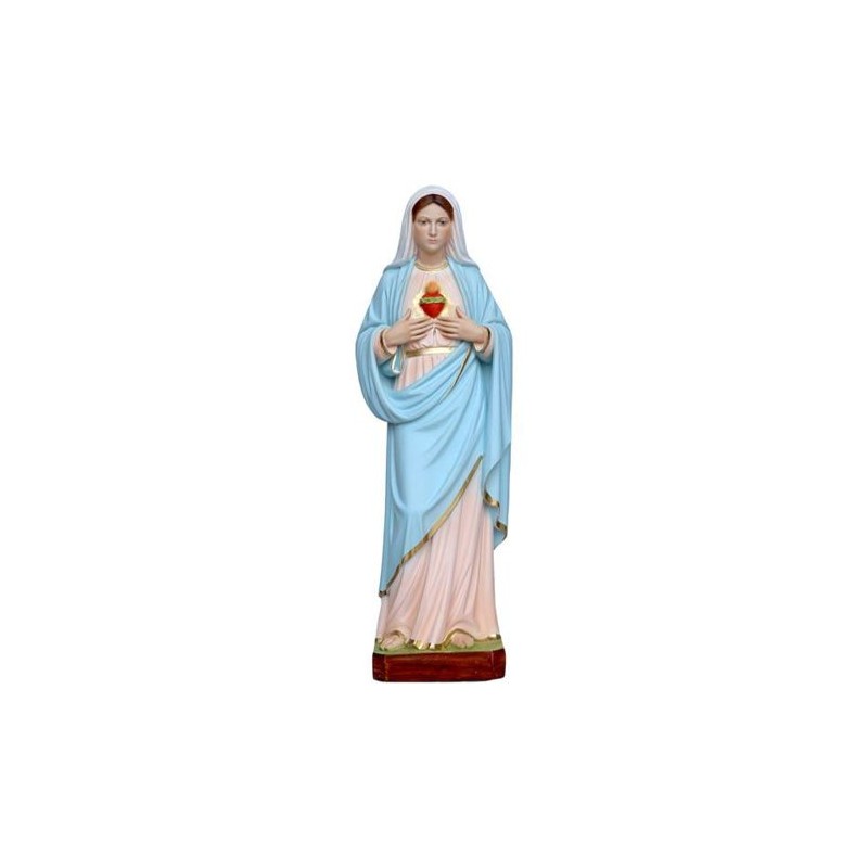 Heilig standbeeld hart van Marie 31cm hars