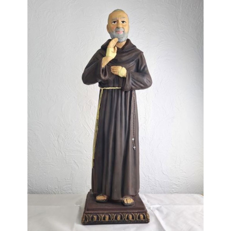 Statue de Padre Pio 80 CM Polyester 