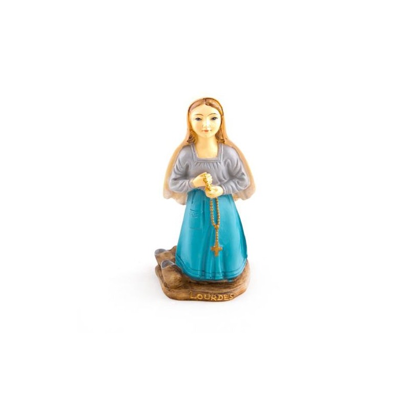 Standbeeld van Sint-Bernadette in hars. 9 cm