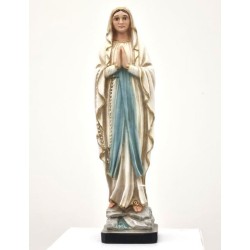 Statue ND Lourdes 20cm marbrite