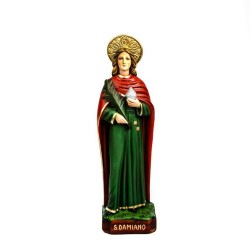Standbeeld van Sint-Damien in hars. 60 cm