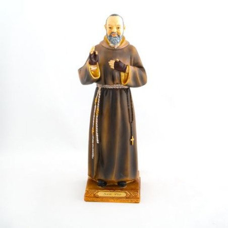 Standbeeld van Power Pio in hars. 32,5 cm