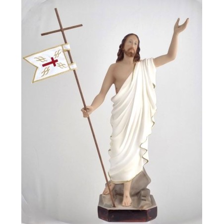 Statue de la résurrection de Jésus en résine. 50 cm