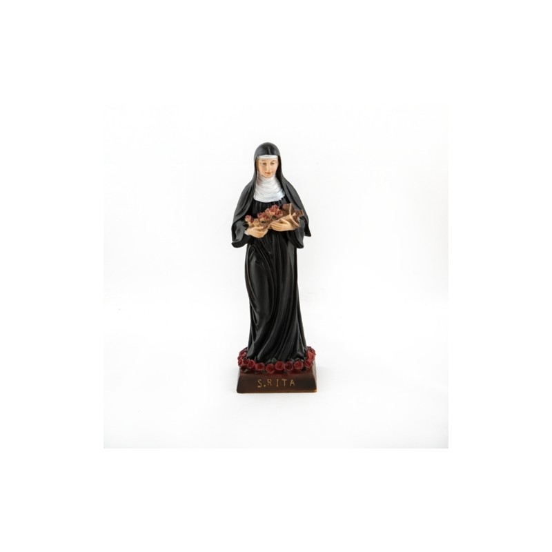 Standbeeld van Saint Rita in hars. 12 cm