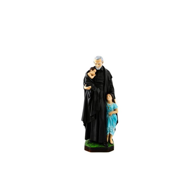 Standbeeld van Saint Vincent de Paul in hars. 40 cm