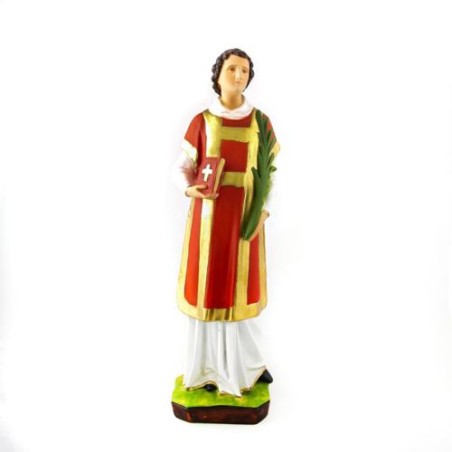 Standbeeld van Sint Laurenthars. Zitten te draaien