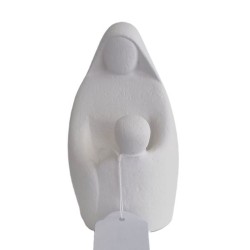 Statue Vierge Enfant vis à vis 12cm 