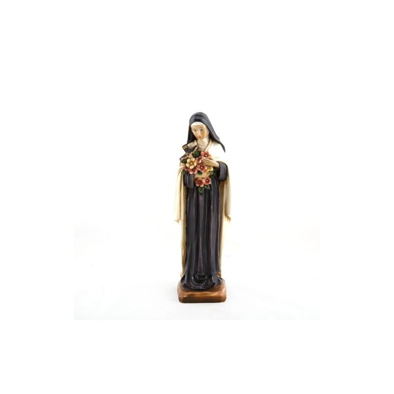 Standbeeld van St. Teresa in hars. 30 cm