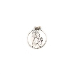 Médaille de Saint Nicolas en argent. 16 mm