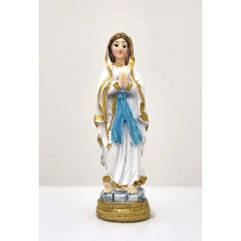 ND Standbeeld van Lourdes 8 cm hars