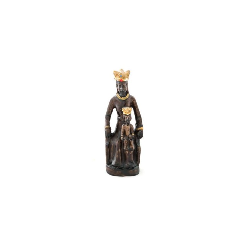 Statue de Notre Dame de Rocamadour en résine. 12 cm