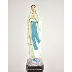 Statue Vierge décorée Lumineuse 30cm