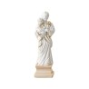 Statue S. Joseph Blanc/or 7cm résine