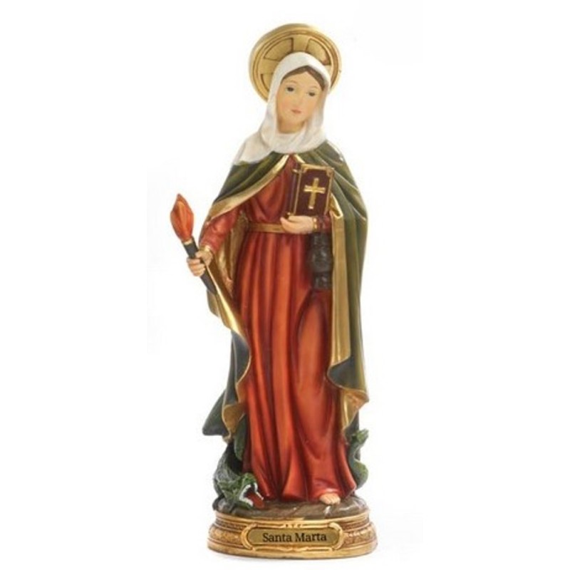 Standbeeld Ste Marthe (Marta) 19,8 cm hars