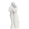 Statue Inamorati stylisée blanche 20cm résine